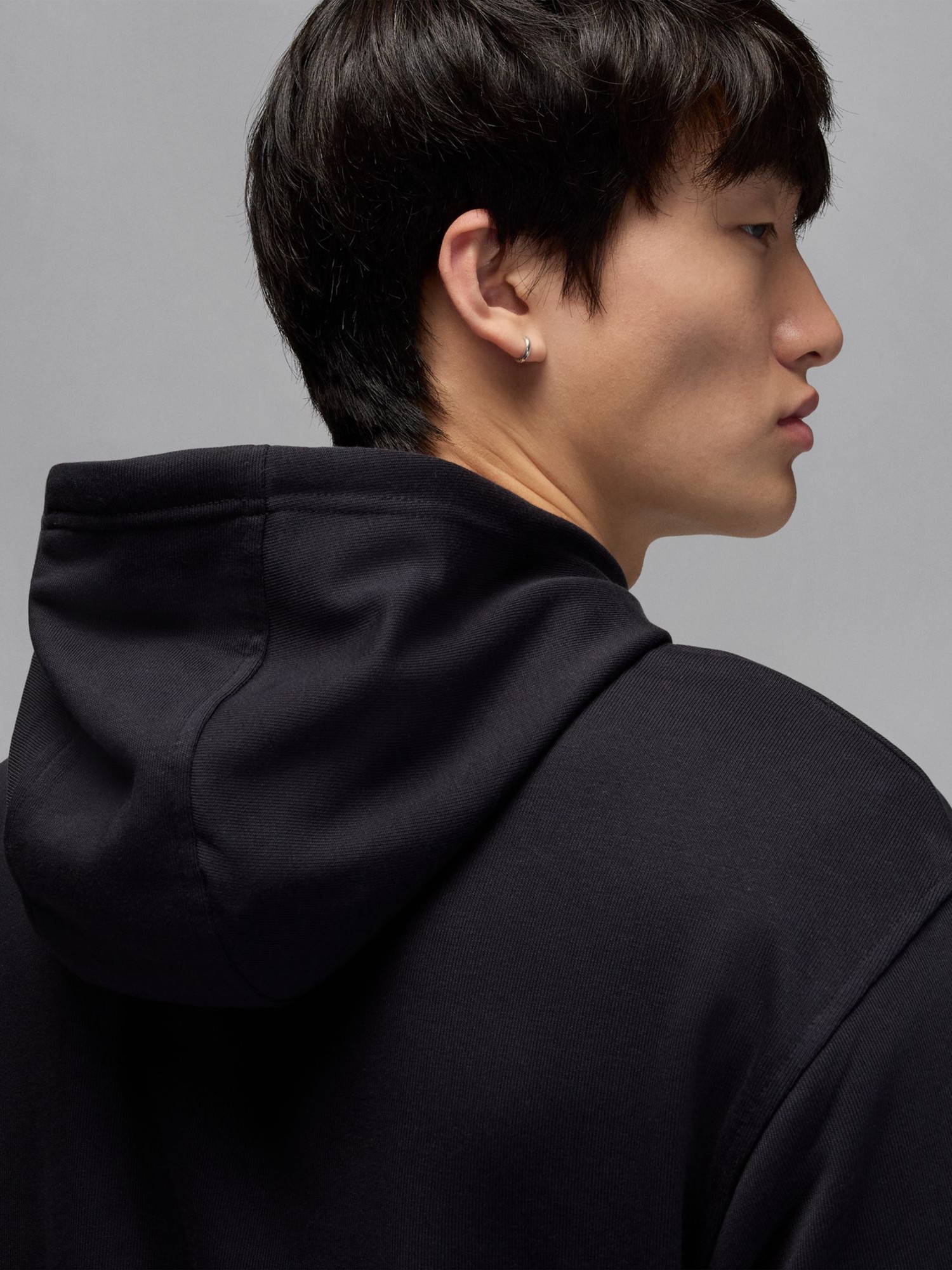 Толстовка мужская Nike M J SPRT CSVR GFX FLC PO черная HQ8694-010 изображение 6