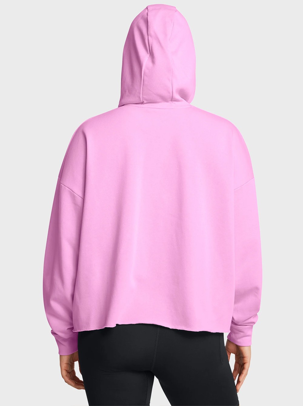 Толстовка женская Under Armour UA Rival Terry OS Hoodie розовая 1382736-638 изображение 3