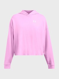Толстовка женская Under Armour UA Rival Terry OS Hoodie розовая 1382736-638 изображение 4