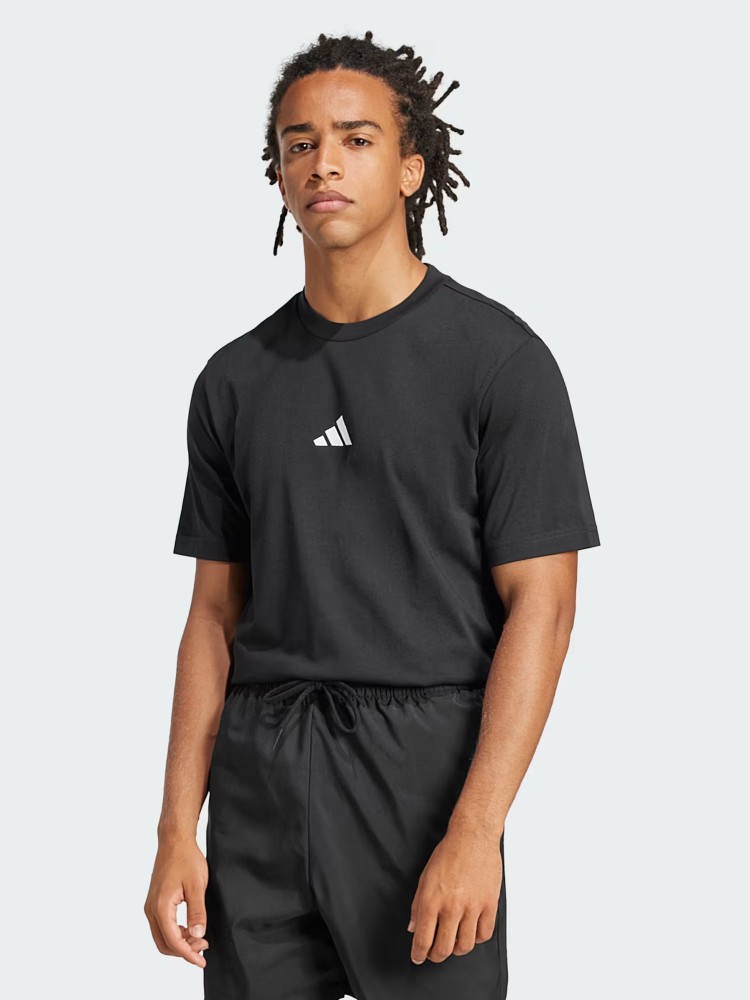 Футболка мужская Adidas M SL SJ T черная JE9024 изображение 2