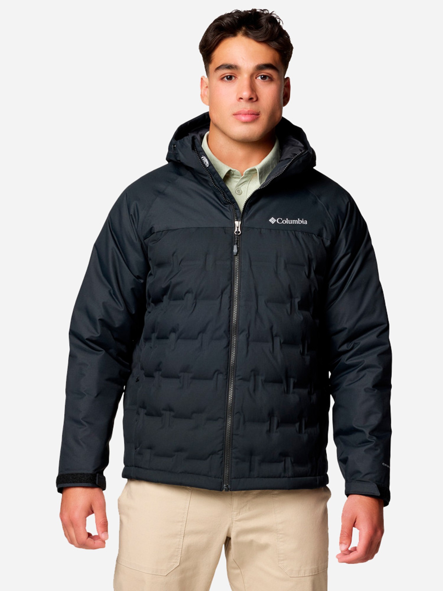 Куртка мужская Columbia Grand Trek™ III Down Hooded Jacket черная 2086111-010 изображение 2