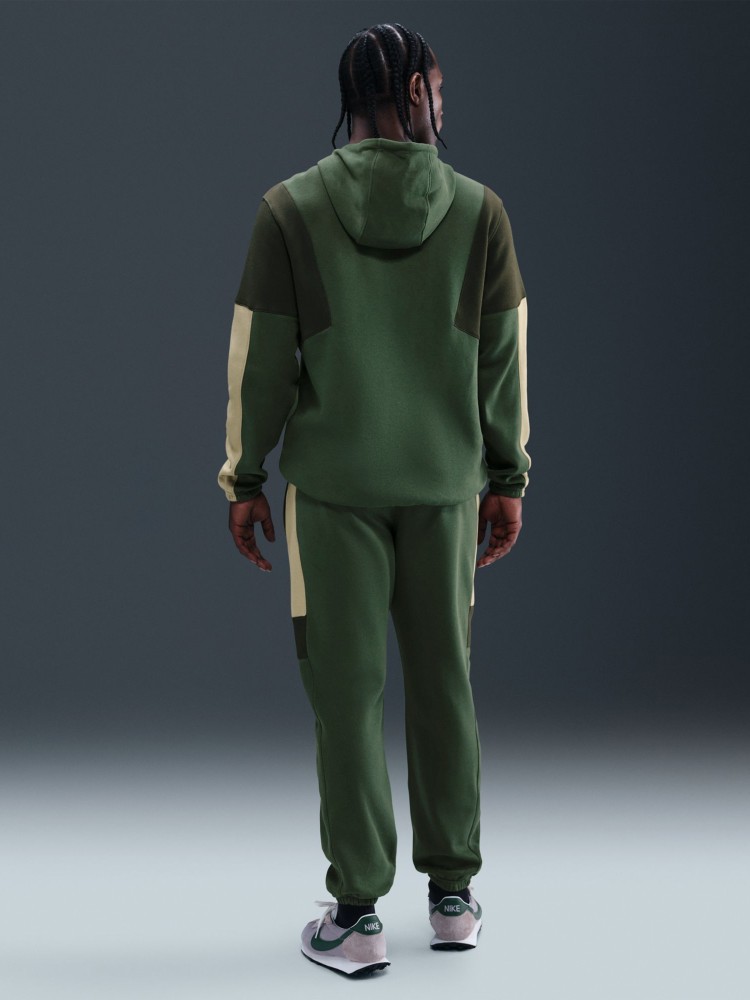 Костюм мужской Nike M NK CLUB FLEECE HDED TRACK GX зеленый HV1165-323 изображение 3