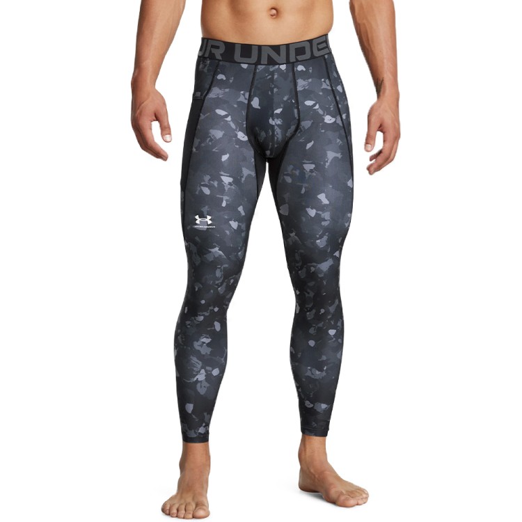 Тайтсы мужские Under Armour UA HG Armour Prtd Lgs черные 1386938-001 изображение 1