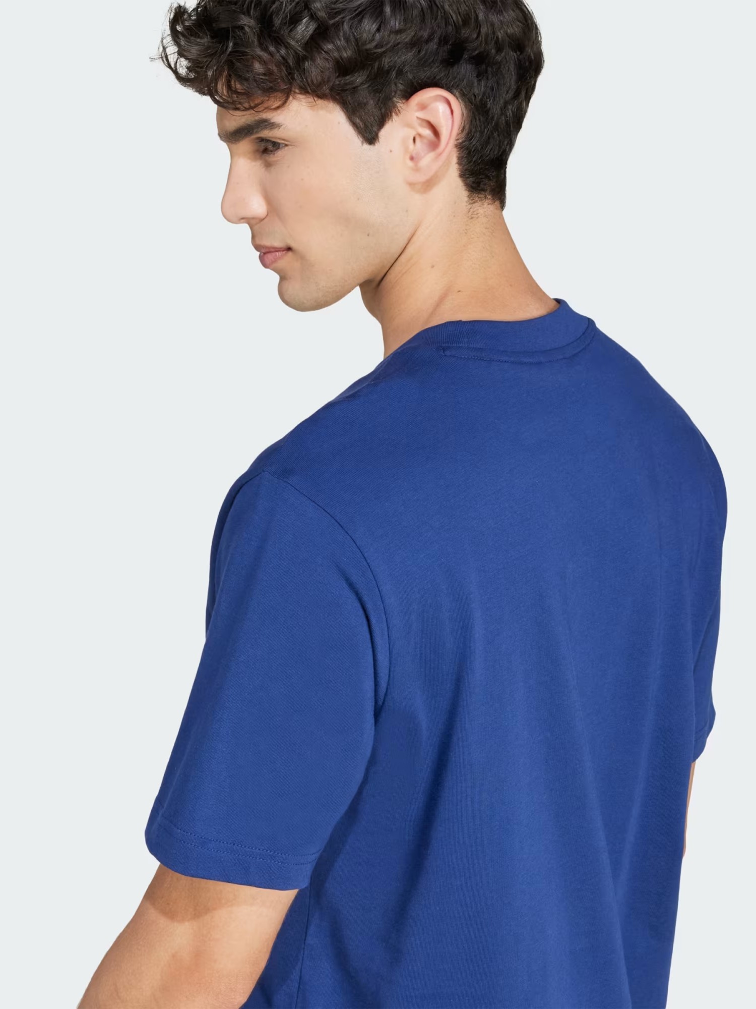 Футболка мужская Adidas M SL SJ T синяя JF1093 изображение 6