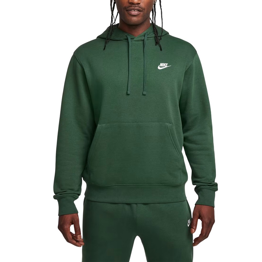Толстовка мужская Nike M NSW CLUB HOODIE FZ BB зеленая BV2645-323
