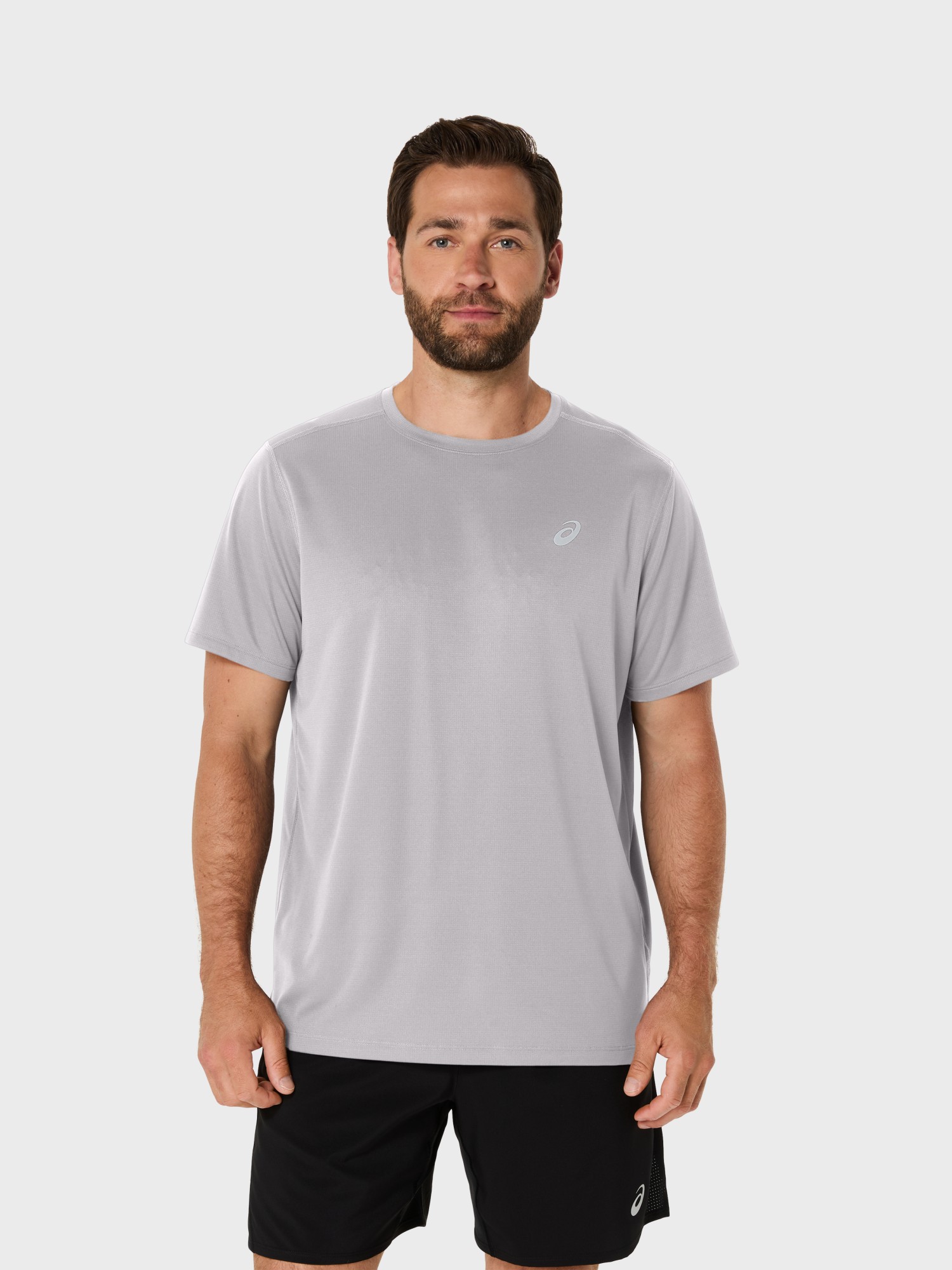 Футболка мужская Asics CORE SS TOP серая 2011D221-021 изображение 2
