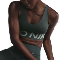 Бра женский Nike W NP INDY PLUNGE BRA BOLD зеленый HF7324-338 изображение 1