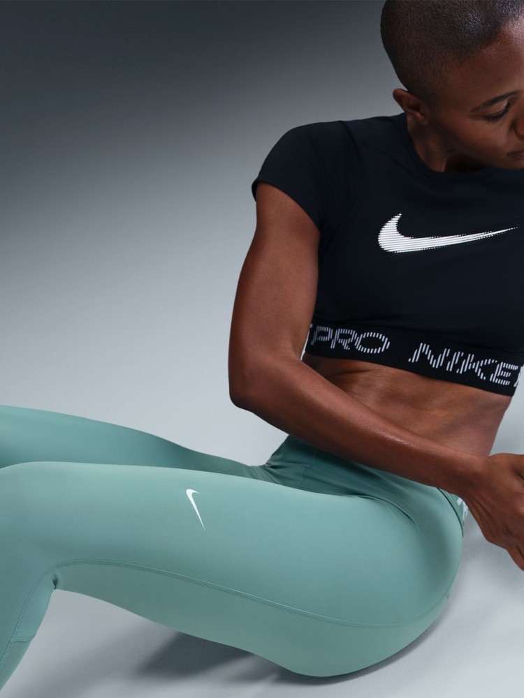 Леггинсы женские Nike W NP 365 TIGHT бирюзовые CZ9779-027 изображение 9