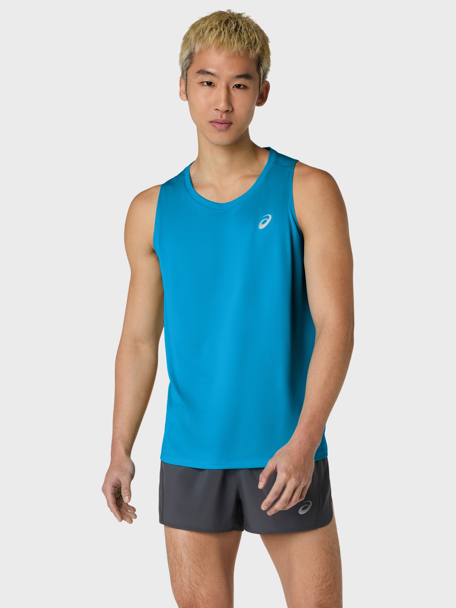 Майка мужская Asics CORE SINGLET голубая 2011D223-401 изображение 2