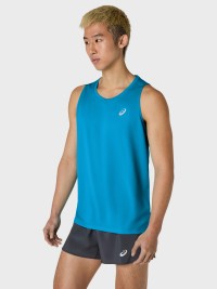 Майка мужская Asics CORE SINGLET голубая 2011D223-401 изображение 3