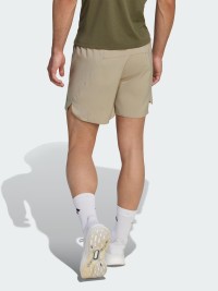 Шорты мужские Adidas Run Ess Short M хаки JZ7770 изображение 3