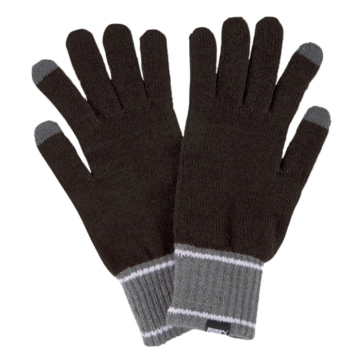 Перчатки Puma Knit Gloves черные 04177201 изображение 1