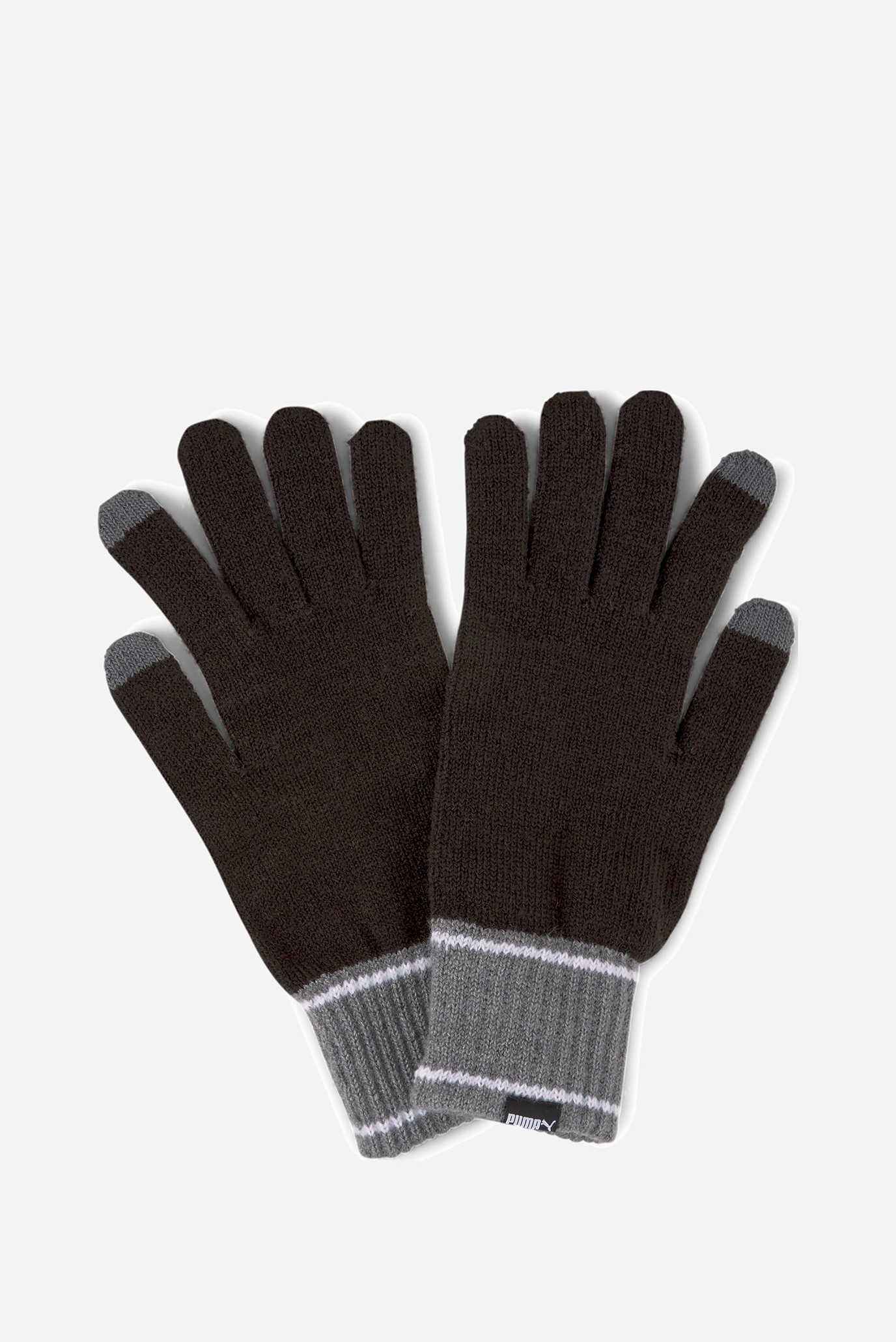 Перчатки Puma Knit Gloves черные 04177201 изображение 2