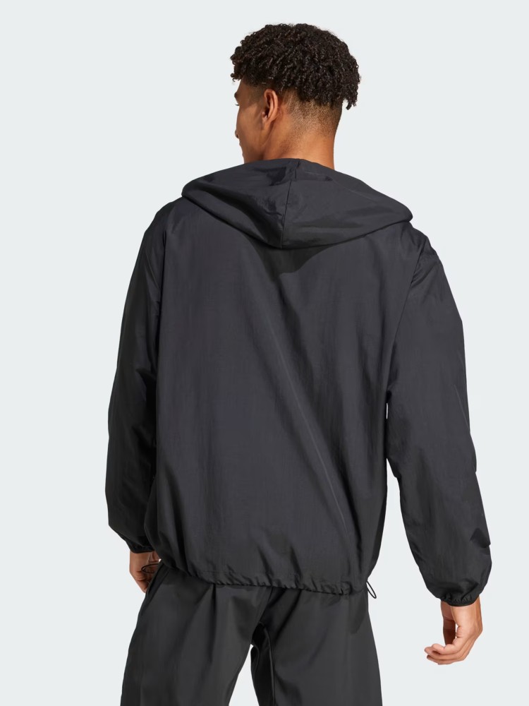 Куртка мужская Adidas M CE Q1 FZ HD черная JF3270 изображение 3