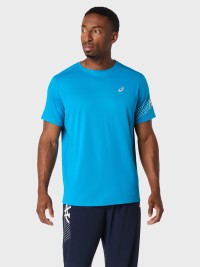 Футболка мужская Asics ICON SS TOP голубая 2011D458-400 изображение 2