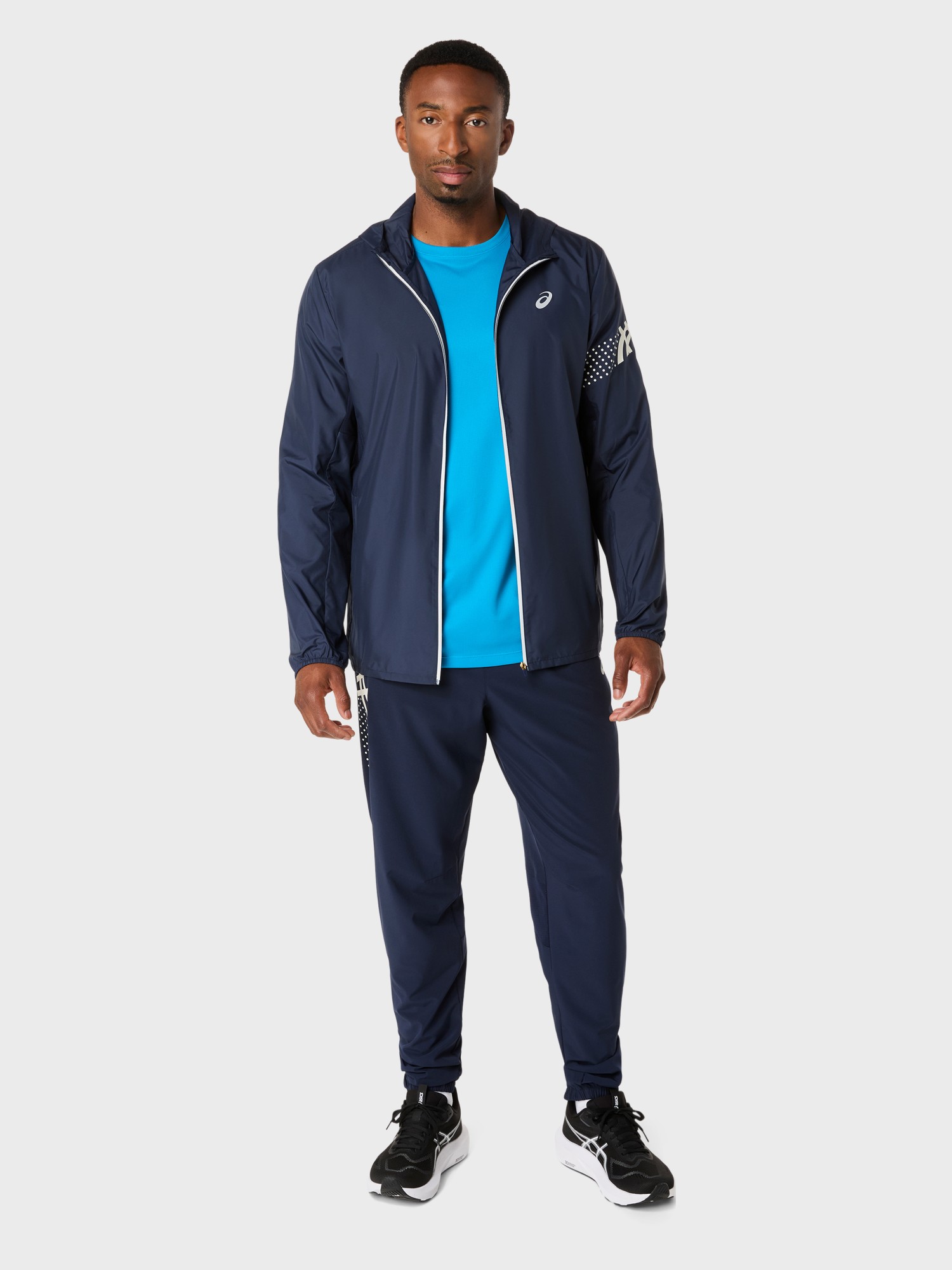 Футболка мужская Asics ICON SS TOP голубая 2011D458-400 изображение 7