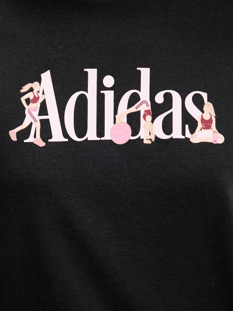 Футболка женская Adidas SOFT SPORT T черная JZ7894 изображение 6