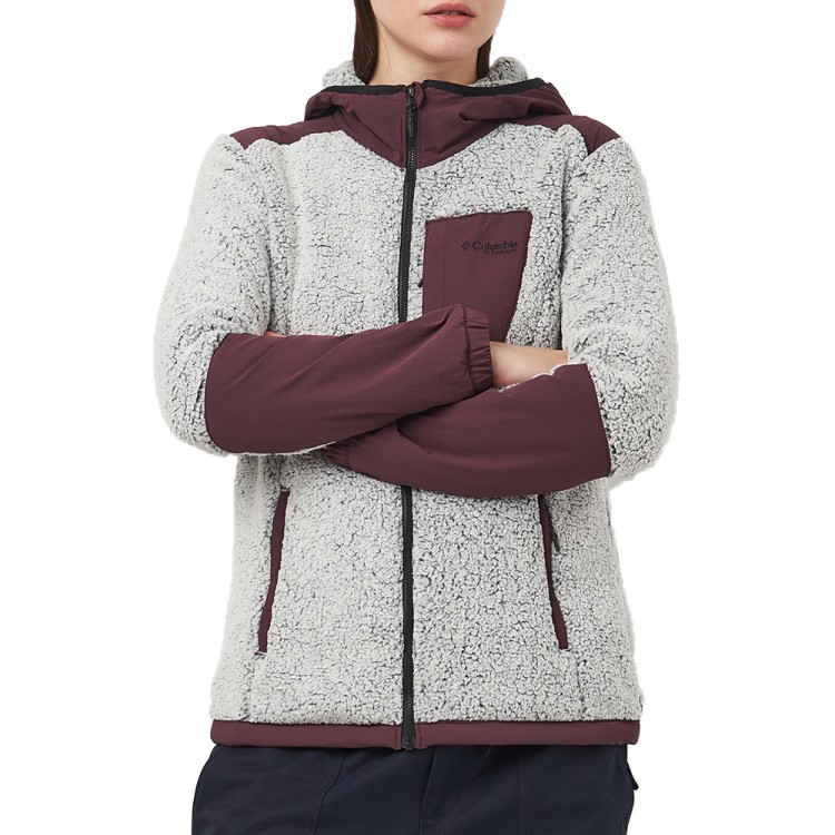 Джемпер женский Columbia ARCTIC CREST™ SHERPA FULL ZIP бордовый 2089031-607 изображение 1