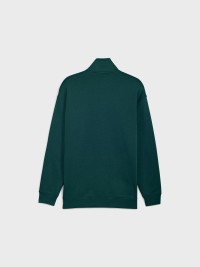 Толстовка мужская Puma CLASS Half Zip Sweater зеленая 68825275 изображение 6
