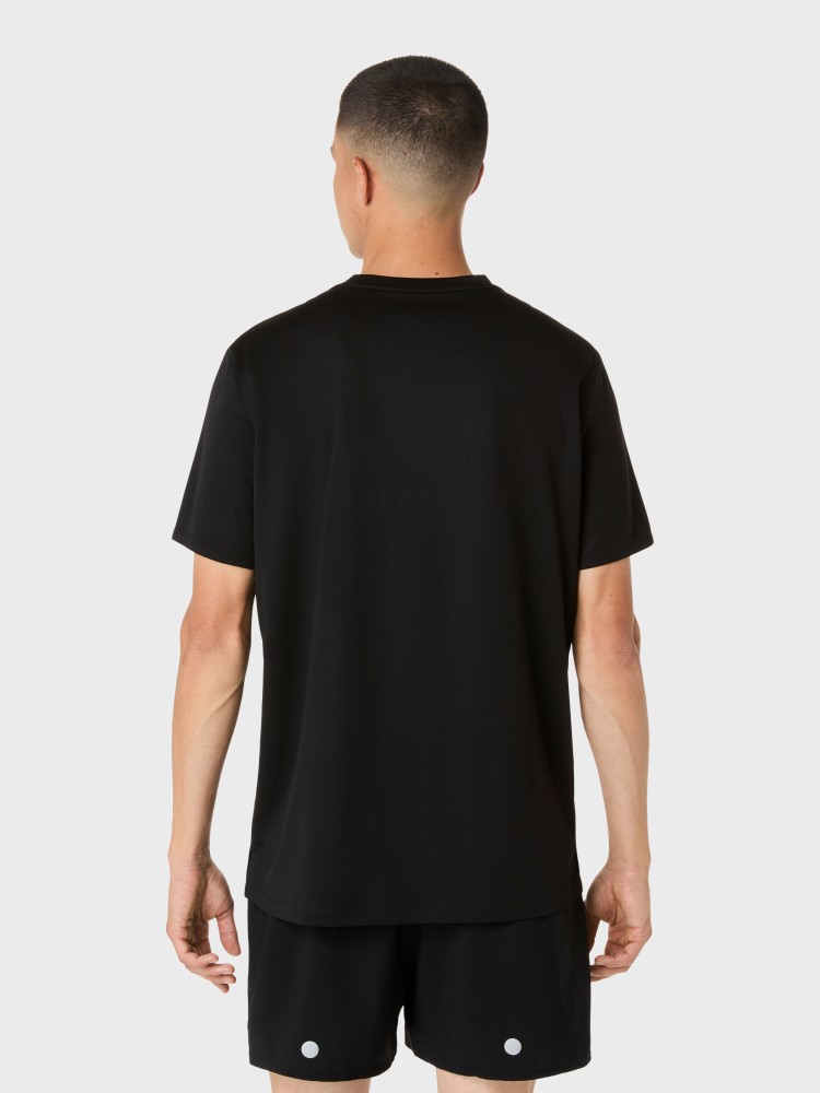 Футболка мужская Asics FUJITRAIL LOGO SS TOP черная 2011D527-001 изображение 4