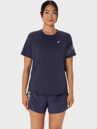 Футболка женская Asics ASICS ICON SS TOP фиолетовая 2012D177-500 изображение 2