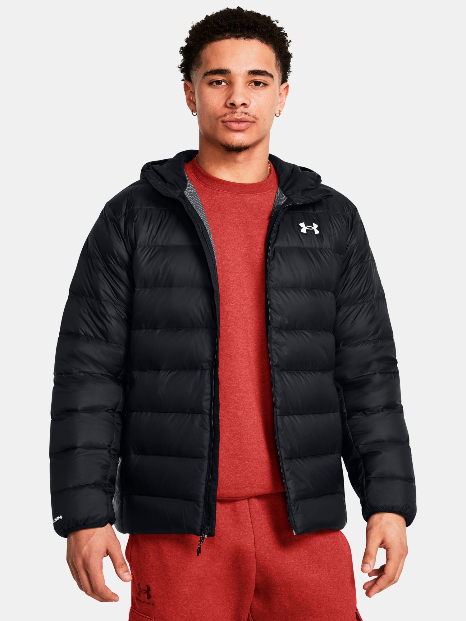 Куртка мужская Under Armour LEGEND DOWN HOODED JACKET черная 1385837-001 изображение 2