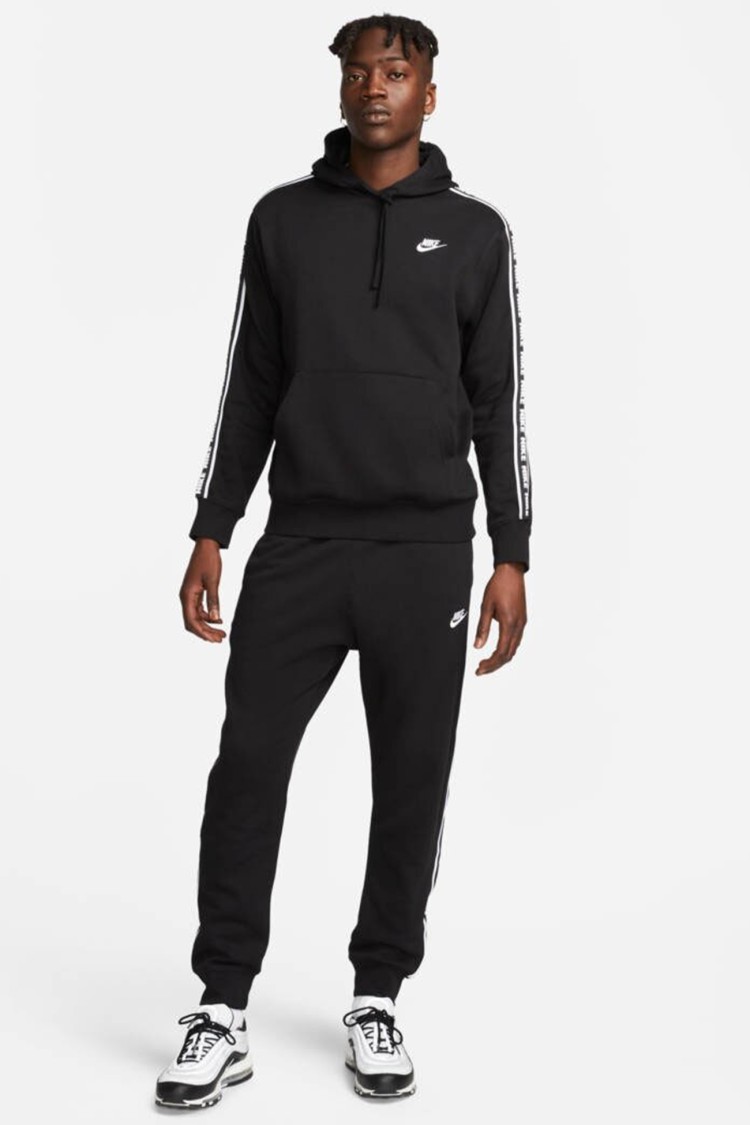 Костюм мужской Nike M NK CLUB FLC GX HD TRK SUIT черный FB7296-010 изображение 2