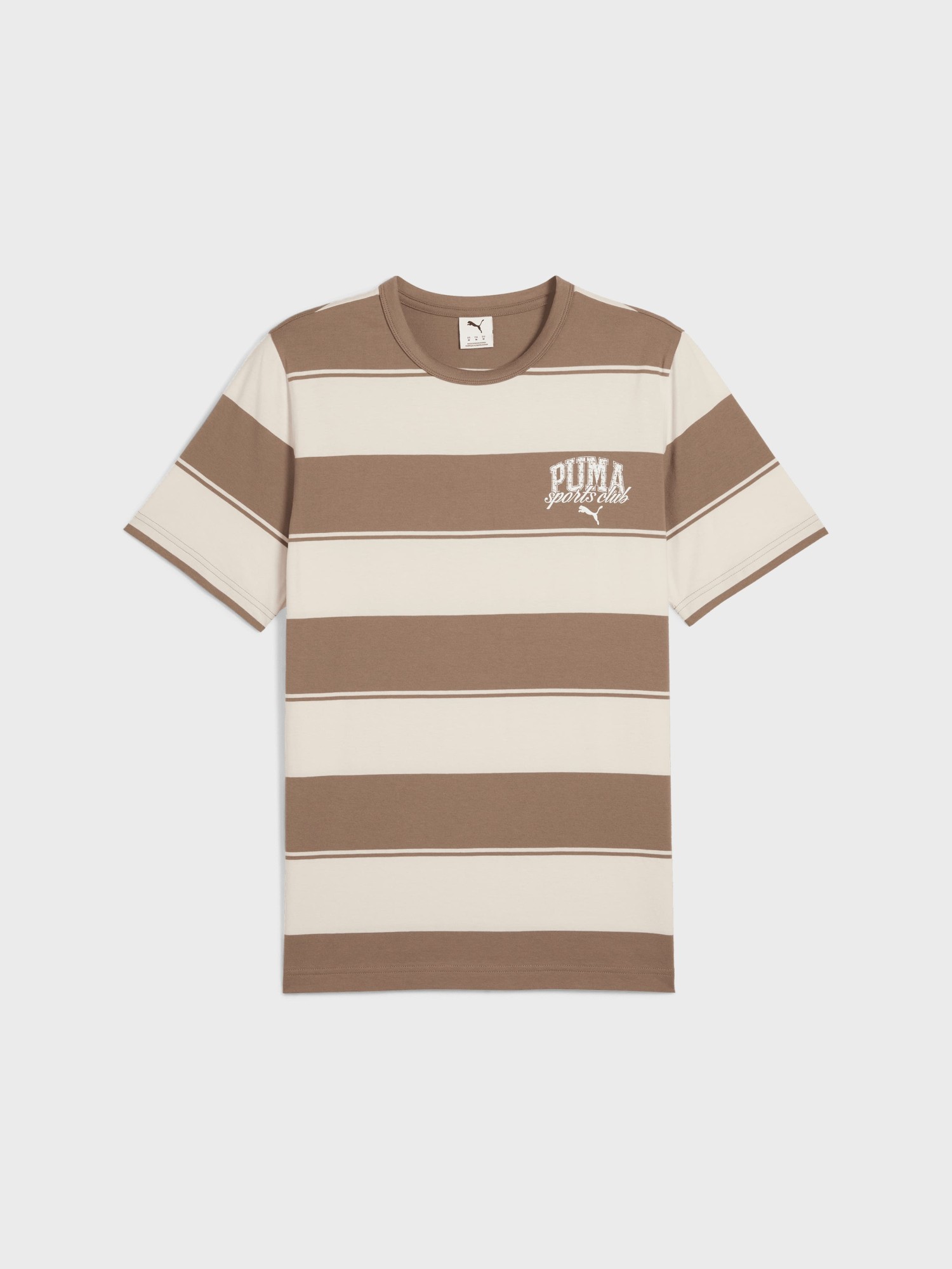 Футболка мужская Puma PUMA CLASS Striped Tee коричневая 68465793 изображение 2