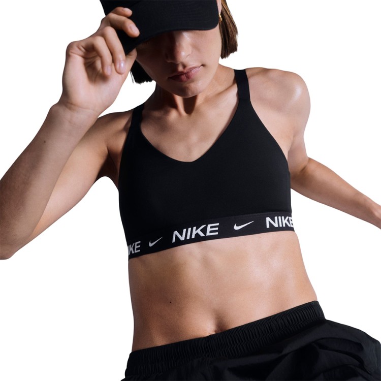 Бра женский Nike W NK DF INDY MED SPT BRA черный FD1065-011 изображение 1