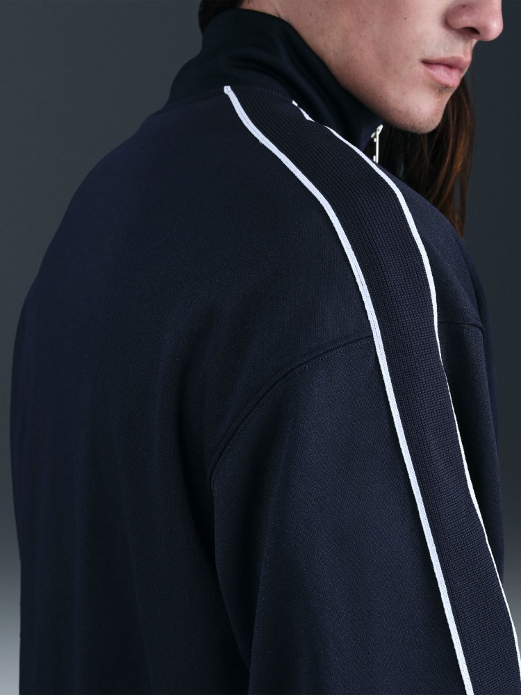 Толстовка мужская Nike M NK CLUB KNIT OS TRACK JACKET темно-синяя HV1417-451 изображение 3