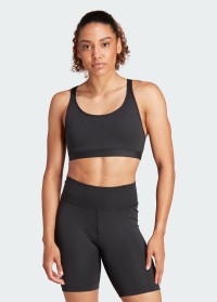 Бра женский Adidas ALL ME ESS MS черный IQ3371 изображение 2