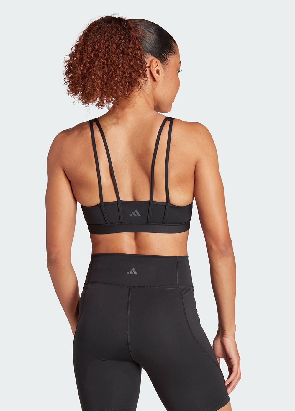 Бра женский Adidas ALL ME ESS MS черный IQ3371 изображение 3