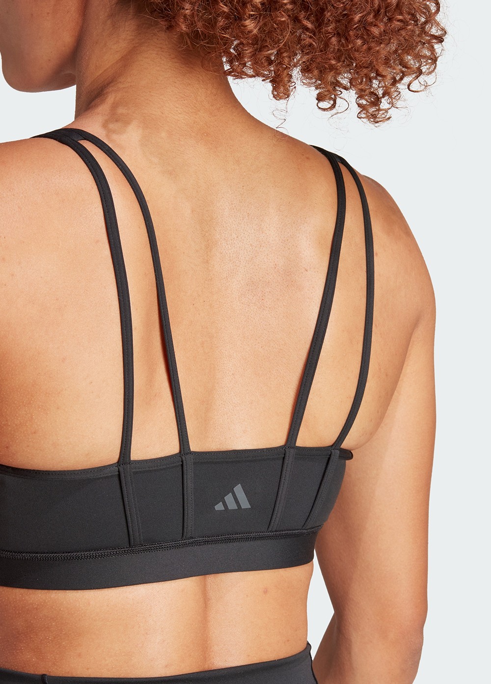 Бра женский Adidas ALL ME ESS MS черный IQ3371 изображение 6