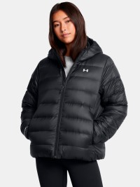 Куртка женская Under Armour LEGEND DOWN HOODED JACKET черная 1385852-001 изображение 2