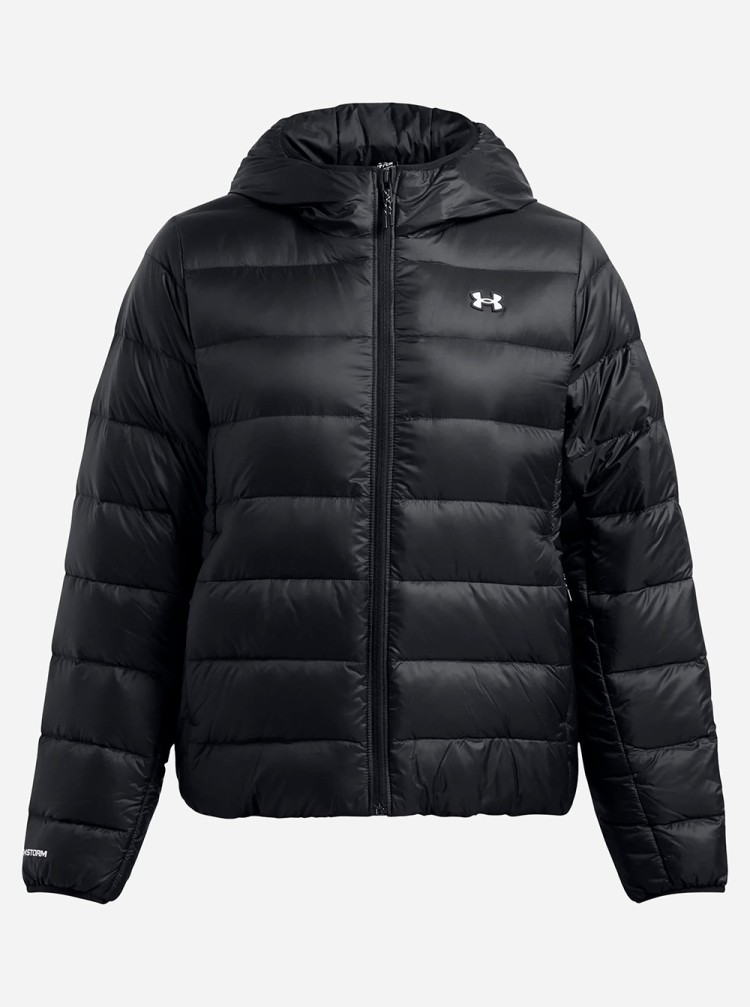Куртка женская Under Armour LEGEND DOWN HOODED JACKET черная 1385852-001 изображение 7