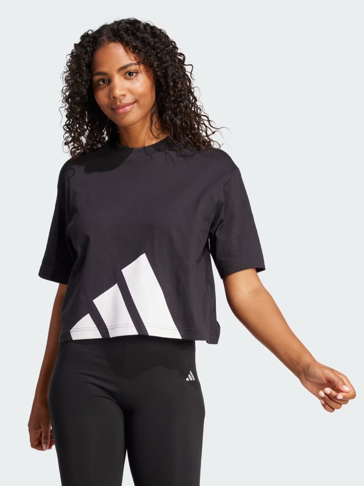 Футболка женская Adidas W BL SJ BF T черная JG8736 изображение 2