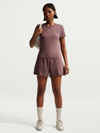 Футболка женская Nike W NSW NK CHLL KNT MD CRP коричневая FV5508-503 изображение 2
