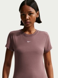 Футболка женская Nike W NSW NK CHLL KNT MD CRP коричневая FV5508-503 изображение 4