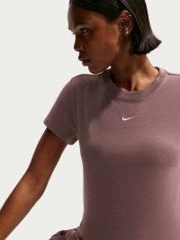 Футболка женская Nike W NSW NK CHLL KNT MD CRP коричневая FV5508-503 изображение 6
