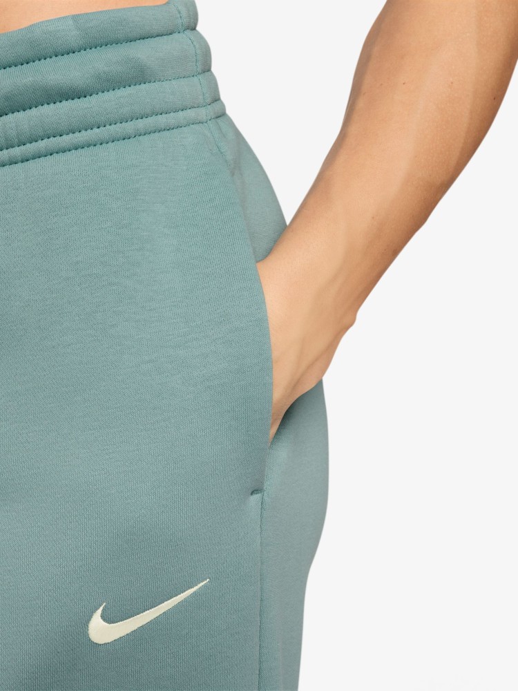 Брюки женские Nike W NSW PHNX FLC MR PANT STD бирюзовые FZ7626-017 изображение 4