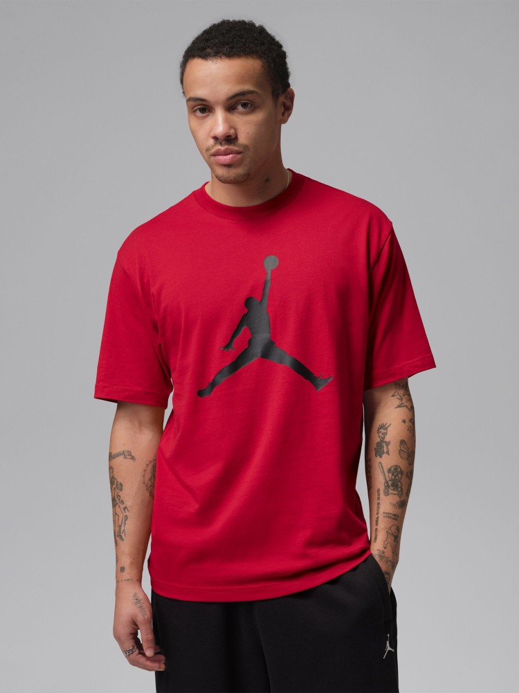 Футболка мужская Nike M J JUMPMAN SS CREW красная IF5568-687 изображение 2