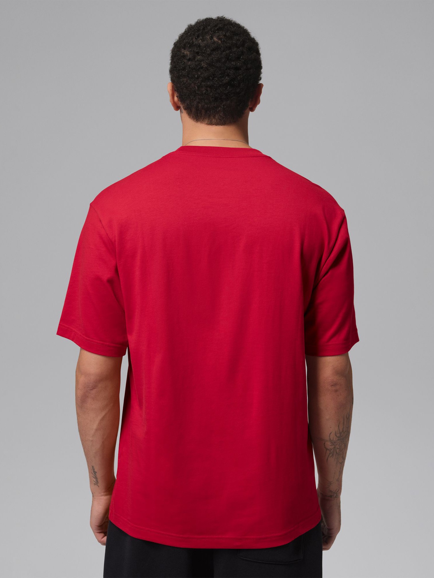 Футболка мужская Nike M J JUMPMAN SS CREW красная IF5568-687 изображение 3