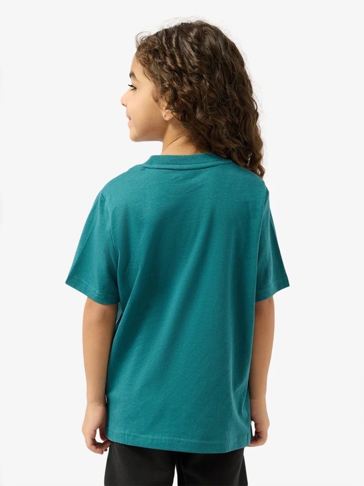 Футболка детская Puma ESS No. 1 Logo Tee B зеленая 68490641 изображение 3