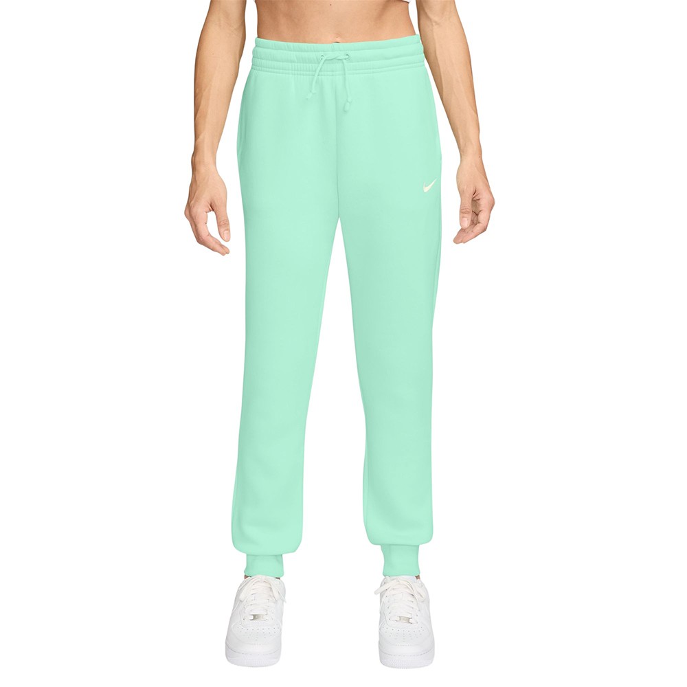 Брюки женские Nike W NSW PHNX FLC MR PANT STD мятные FZ7626-353