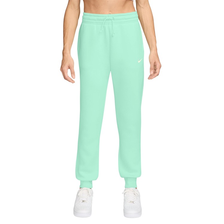 Брюки женские Nike W NSW PHNX FLC MR PANT STD мятные FZ7626-353
