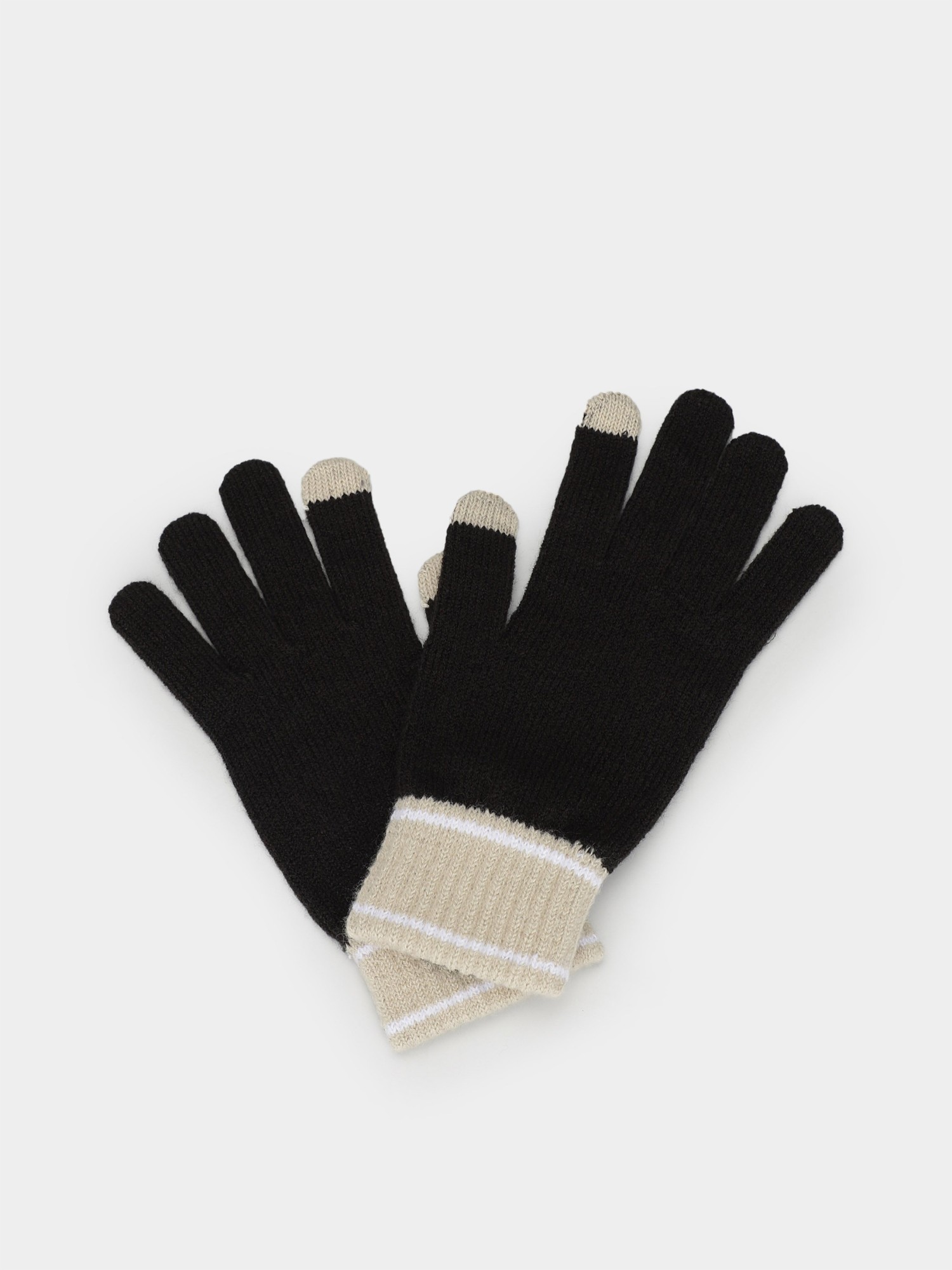 Перчатки  Puma PUMA Knit Gloves черные 04177204 изображение 4