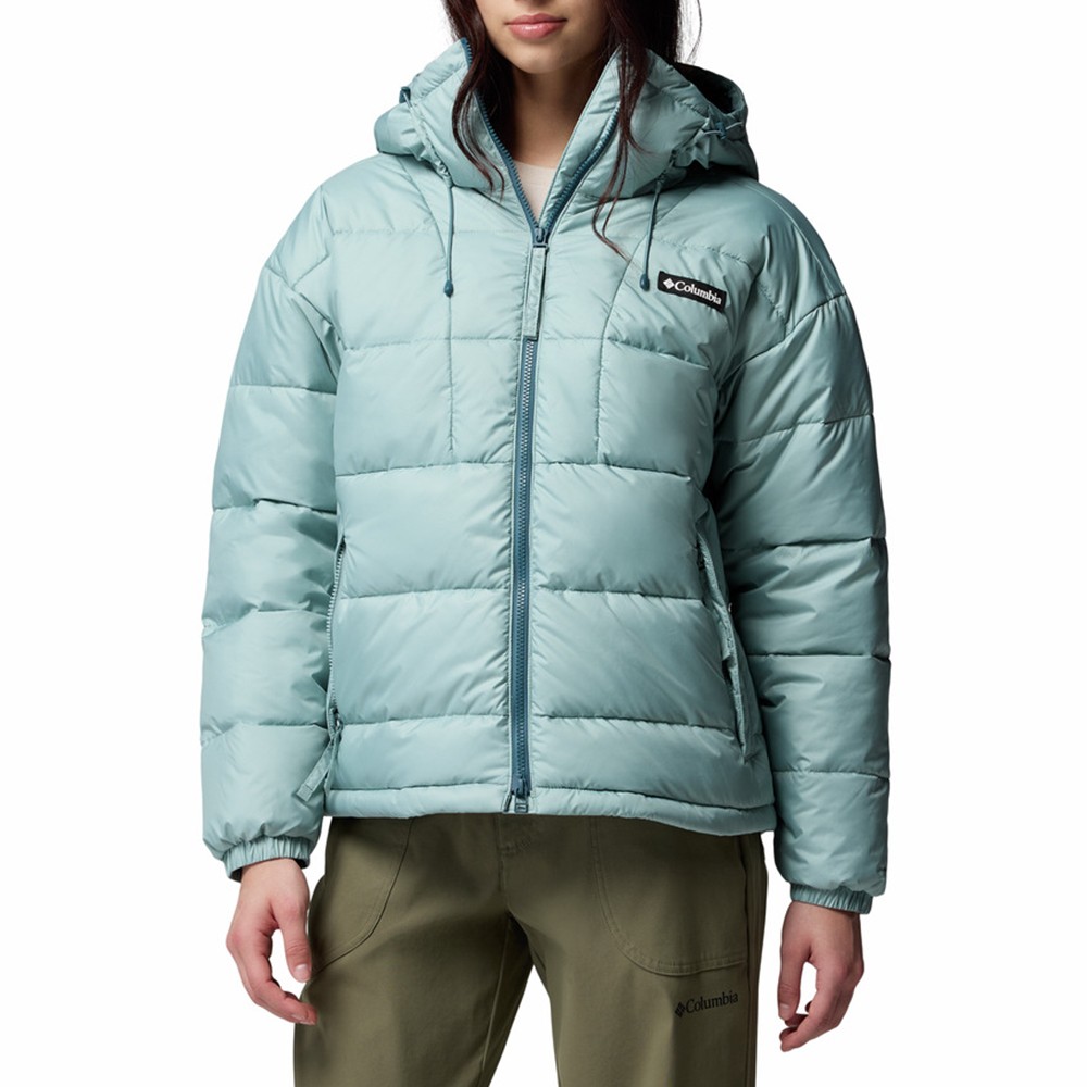 Куртка женская Columbia Pike Lake™ III Hooded Jacket бирюзовая 2133561-461