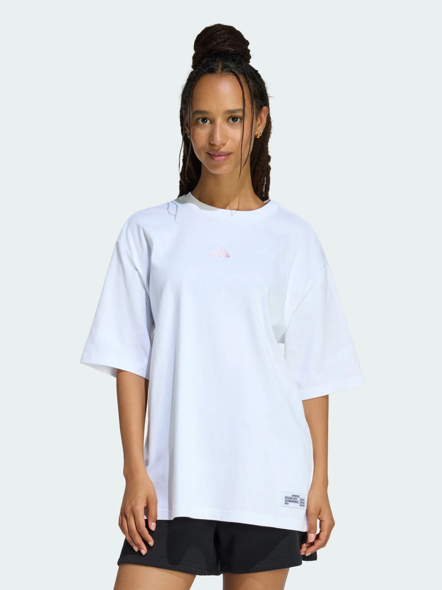 Футболка женская Adidas W MINI OS T белая KA5086 изображение 2