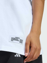 Футболка женская Adidas W MINI OS T белая KA5086 изображение 5
