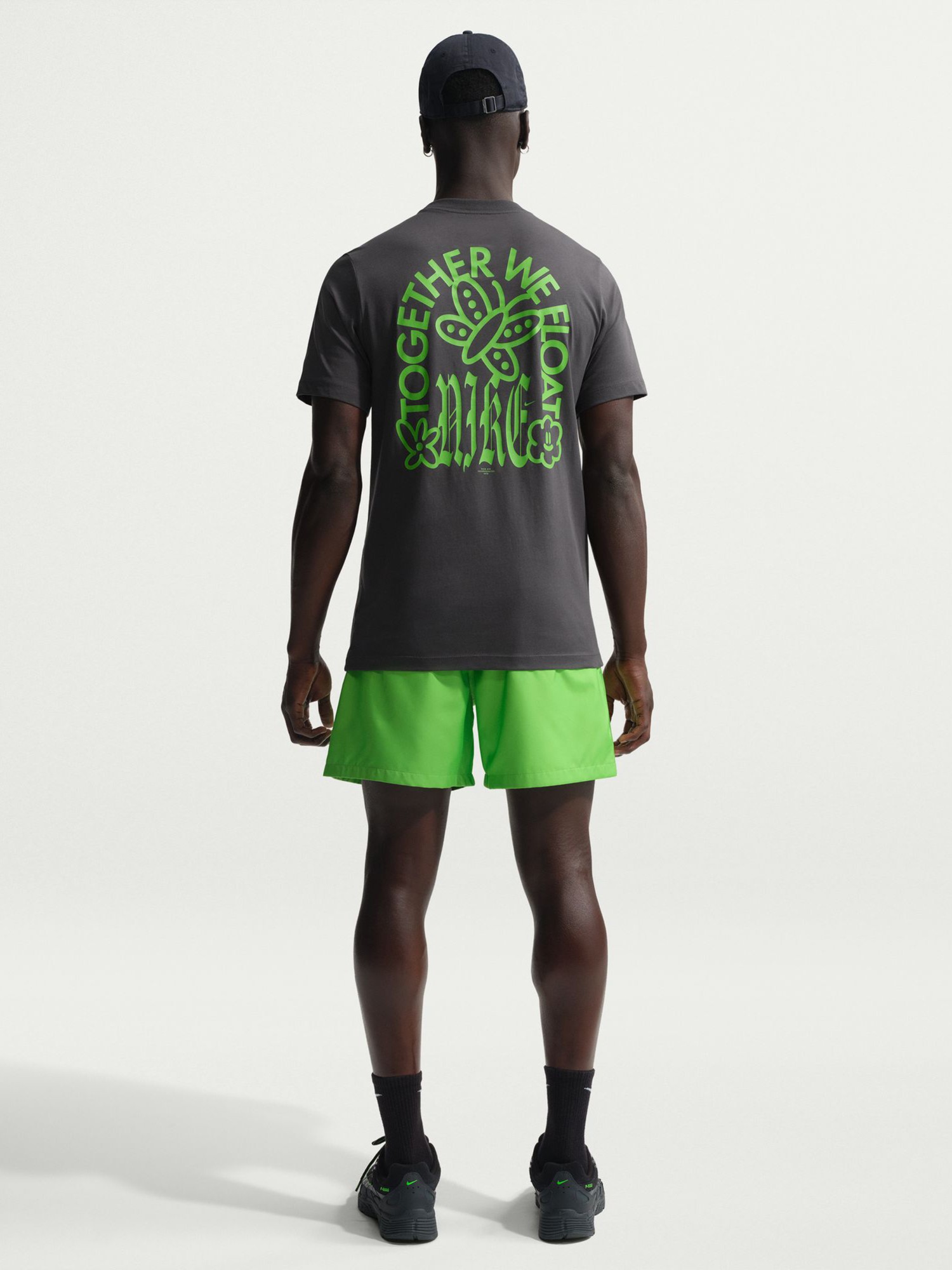 Футболка мужская Nike U NSW TEE STD WE FLOAT темно-серая IH1139-060 изображение 6